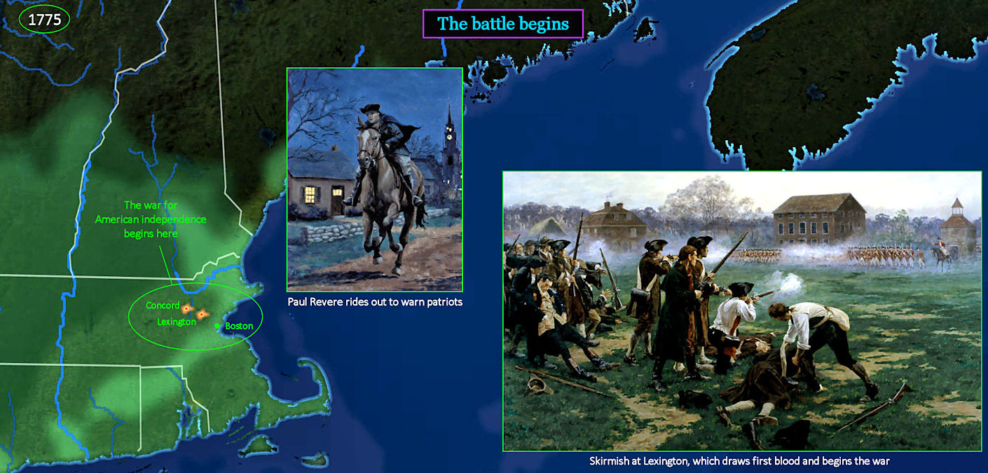 Lexington and Concord, 1775
